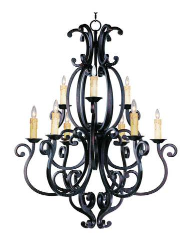Richmond 9-Light Chandelier Colonial Umber - C157-31006CU