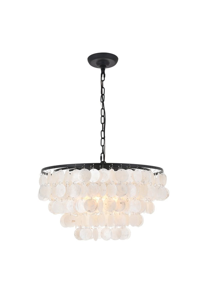 ZC121-LD5050D20BK - Living District: Selene 4 light Black Pendant