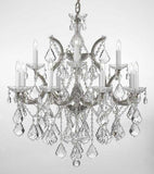 Maria Theresa Chandelier Lighting Trimmed With Spectra (Tm) Crystal - Reliable Crystal Quality By Swarovski - A500-Silver/B7/21532/12+1Sw